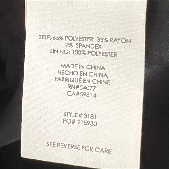 CAbi #3181 Green & Navy Blue Tartan Plaid Zip Front Moto Jacket Size 6 - Picture 7 of 9